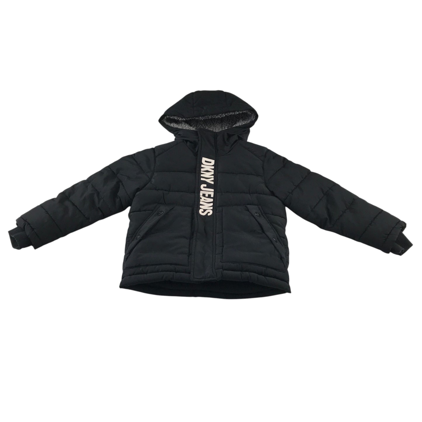 DKNY Jeans 5-6 years black puffer jacket polyester