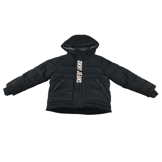 DKNY Jeans 5-6 years black puffer jacket polyester