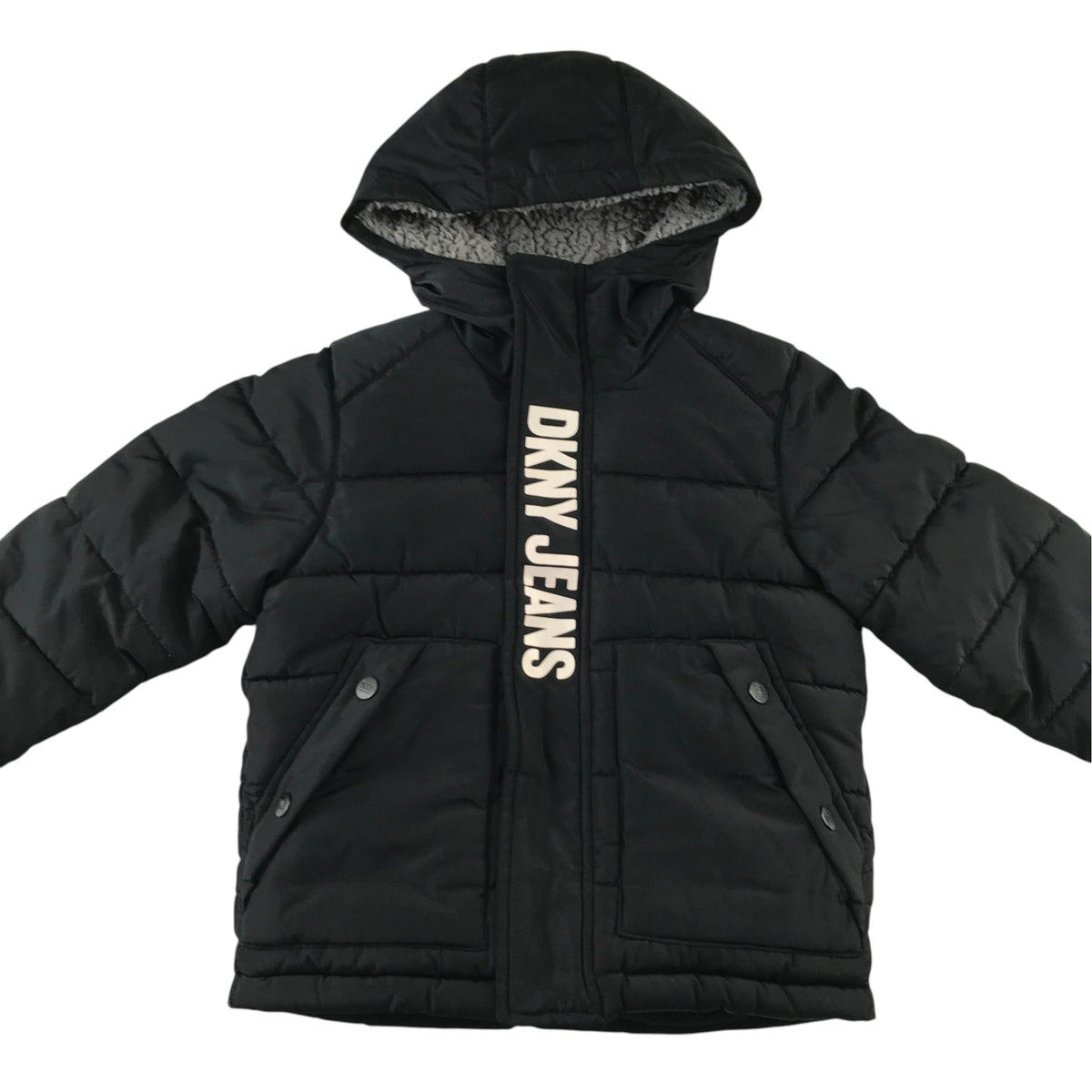 DKNY Jeans 5-6 years black puffer jacket polyester