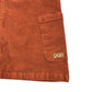 DKNY 5-6 years brown dungaree dress corduroy cotton elastane