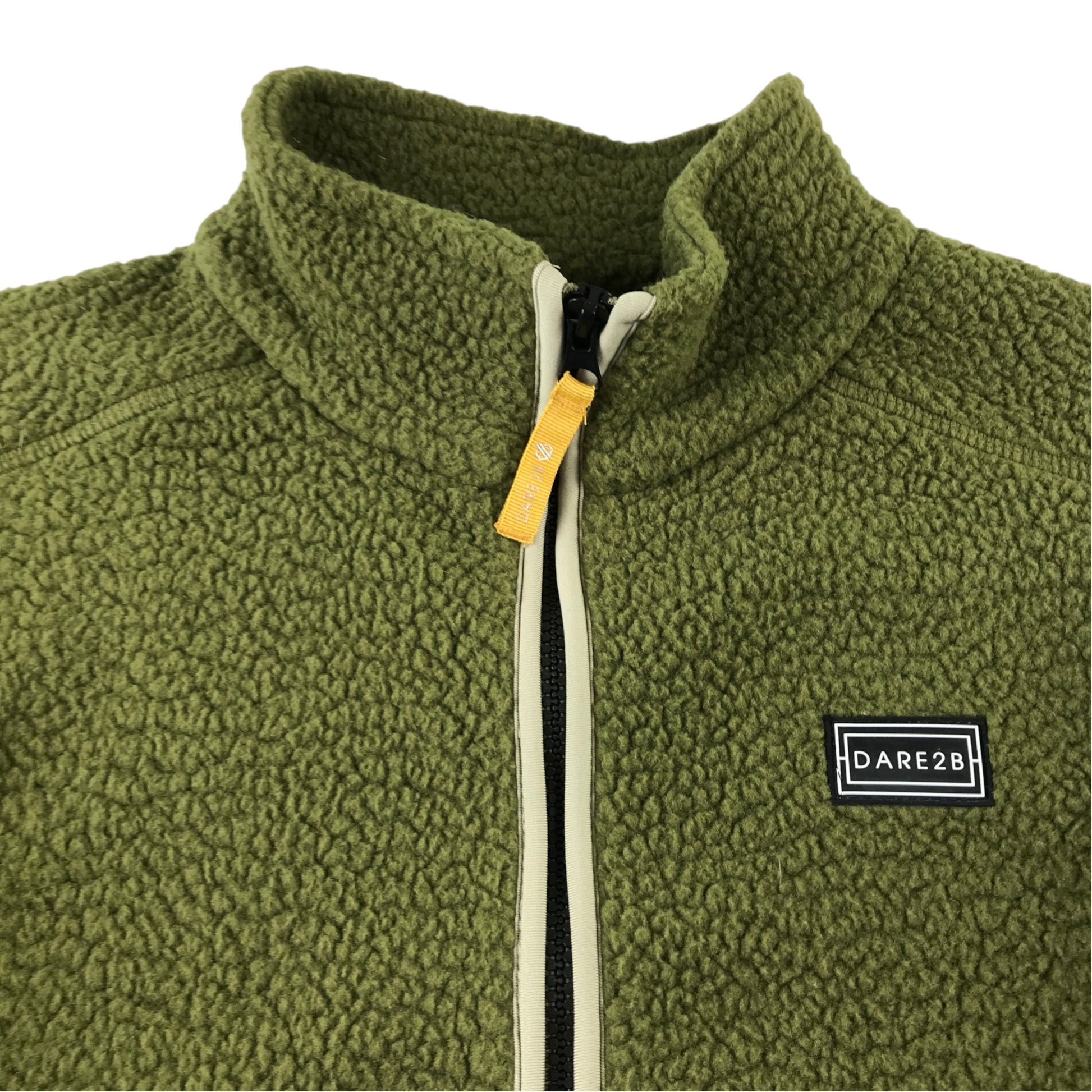 Dare2B 12-13 years khaki green full zipper fleece