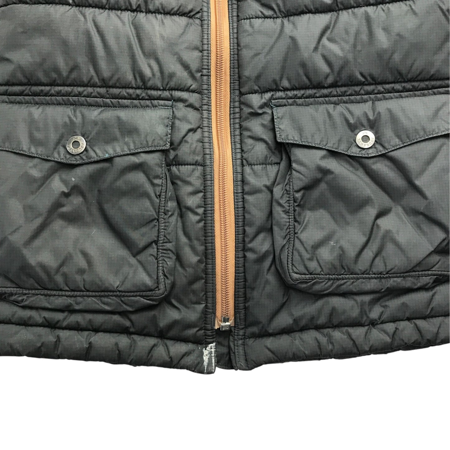 Decathlon 8 years dark grey puffer gilet polyester polyamide