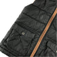 Decathlon 8 years dark grey puffer gilet polyester polyamide