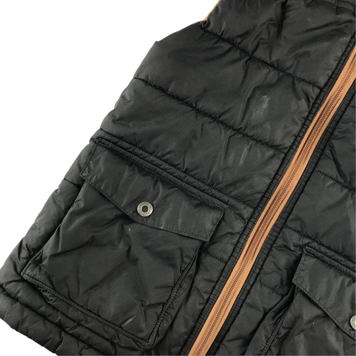 Decathlon 8 years dark grey puffer gilet polyester polyamide