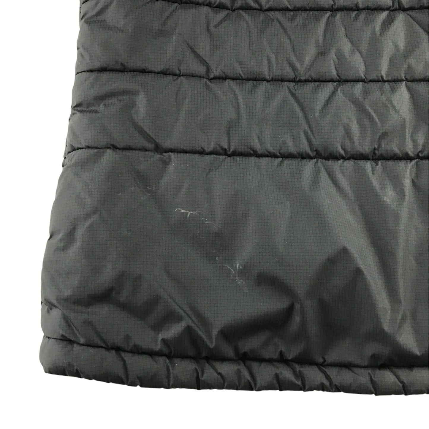 Decathlon 8 years dark grey puffer gilet polyester polyamide