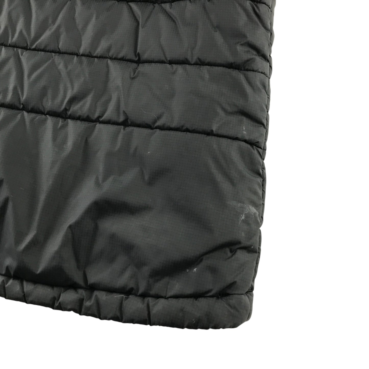 Decathlon 8 years dark grey puffer gilet polyester polyamide