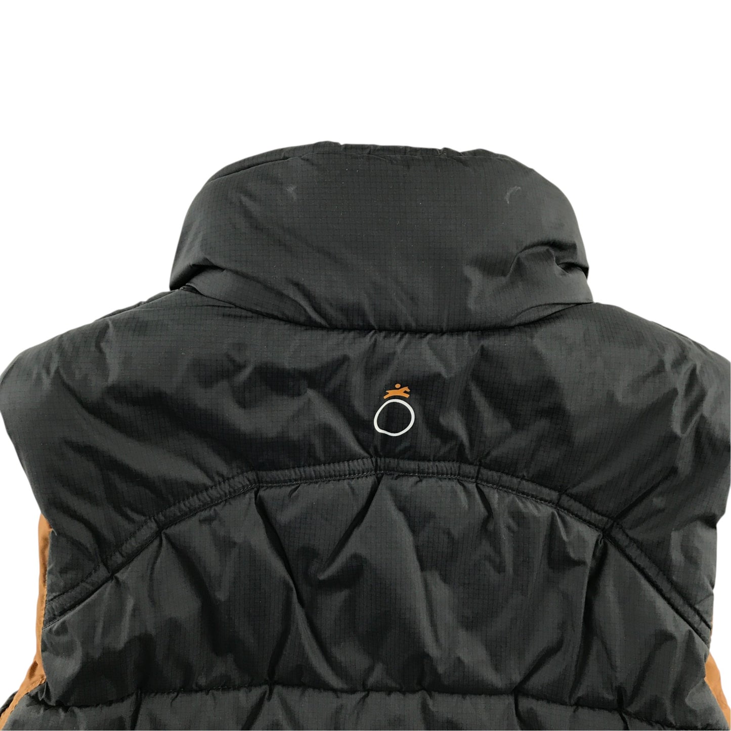 Decathlon 8 years dark grey puffer gilet polyester polyamide