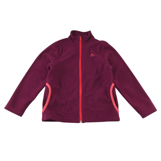 Decathlon Quechua 5-6 years purple fleece polyester