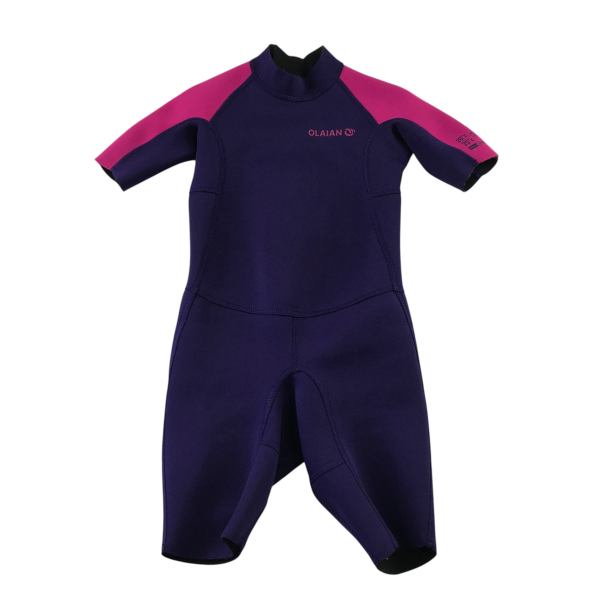 Decathlon 5-6 years purple and pink wetsuit neoprene rubber and polyester