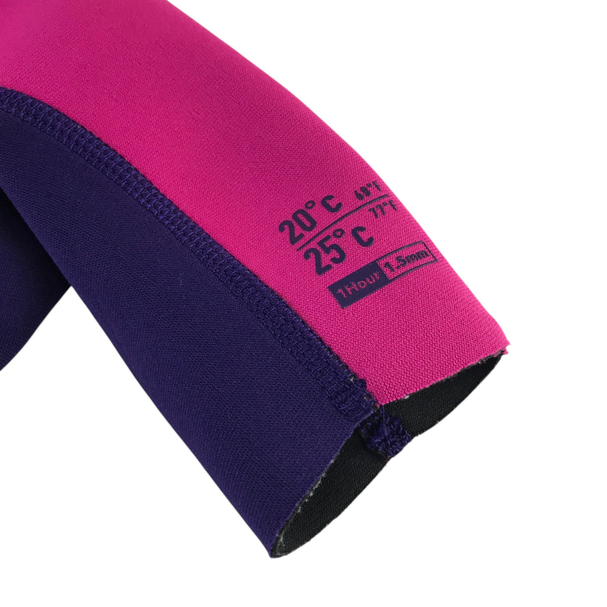 Decathlon 5-6 years purple and pink wetsuit neoprene rubber and polyester