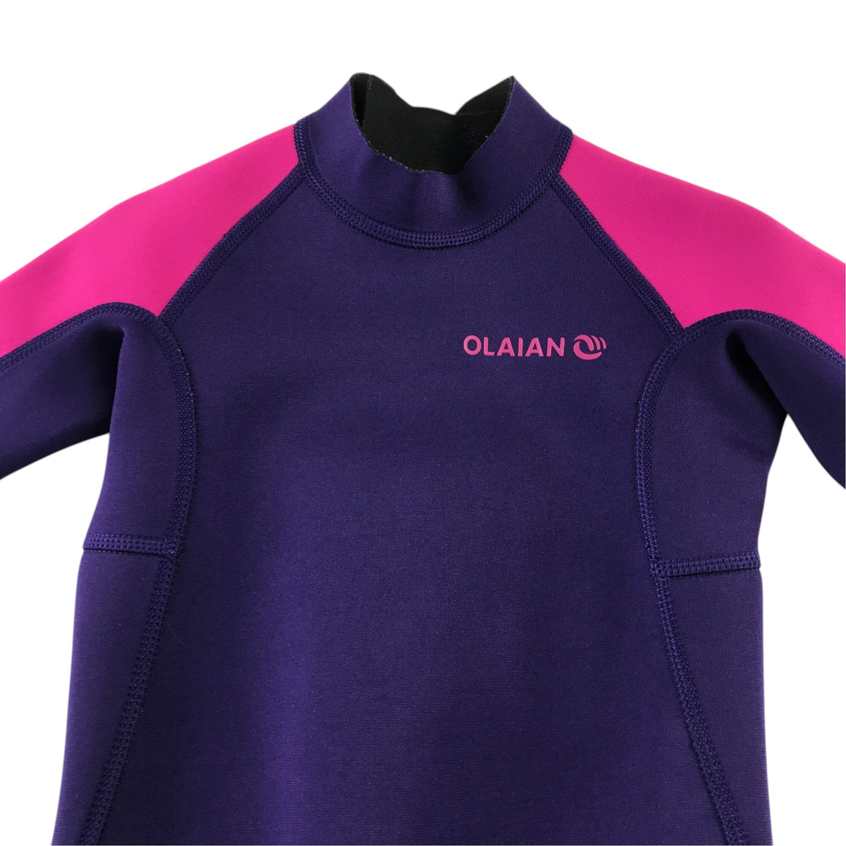 Decathlon 5-6 years purple and pink wetsuit neoprene rubber and polyester