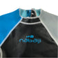 Decathlon 7-8 years black and blue wetsuit polyester polyurethane elastane