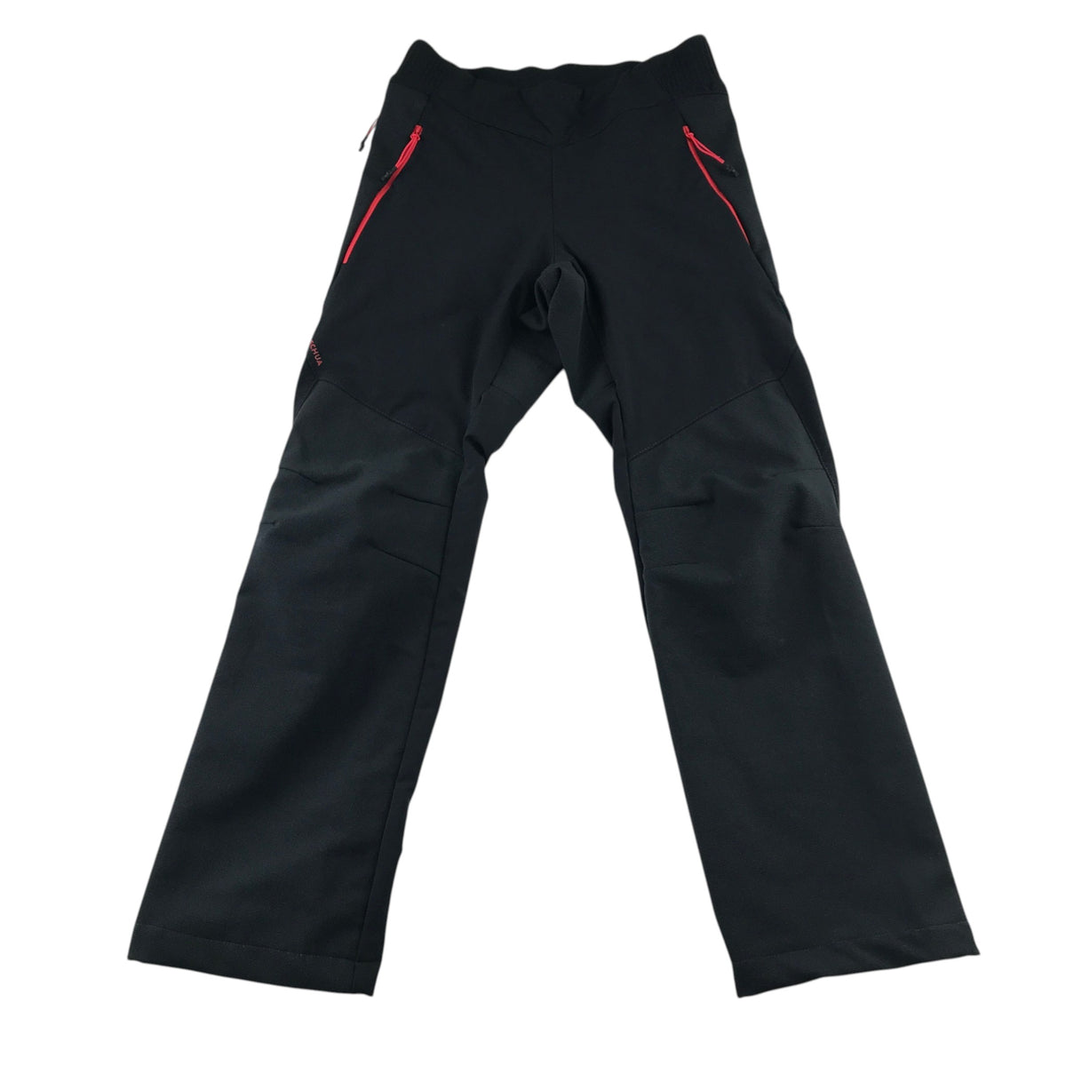 Decathlon 7-8 years black hiking trousers polyamide elastane polyester