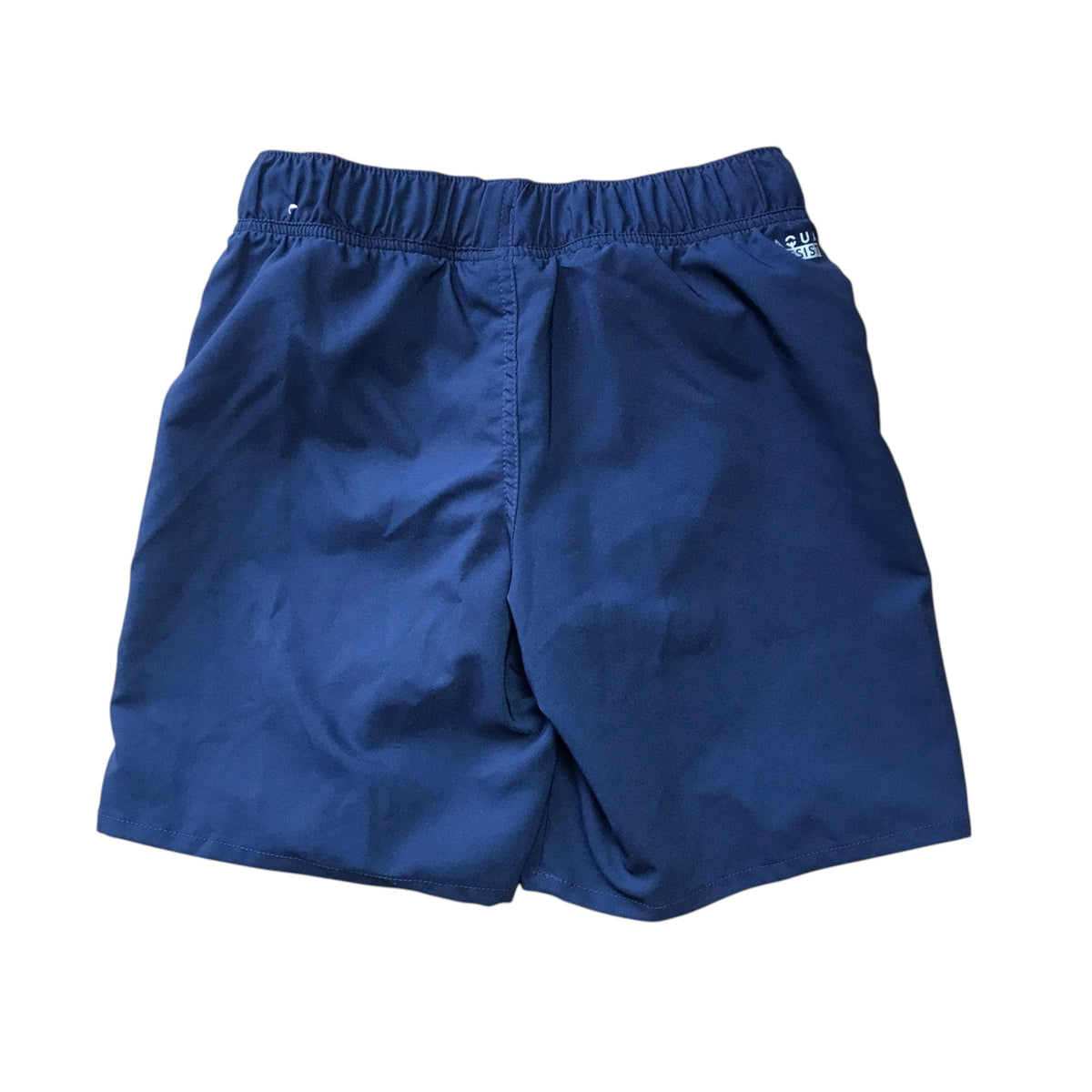 Decathlon 7-8 years navy blue swim trunks Nabaiji polyester