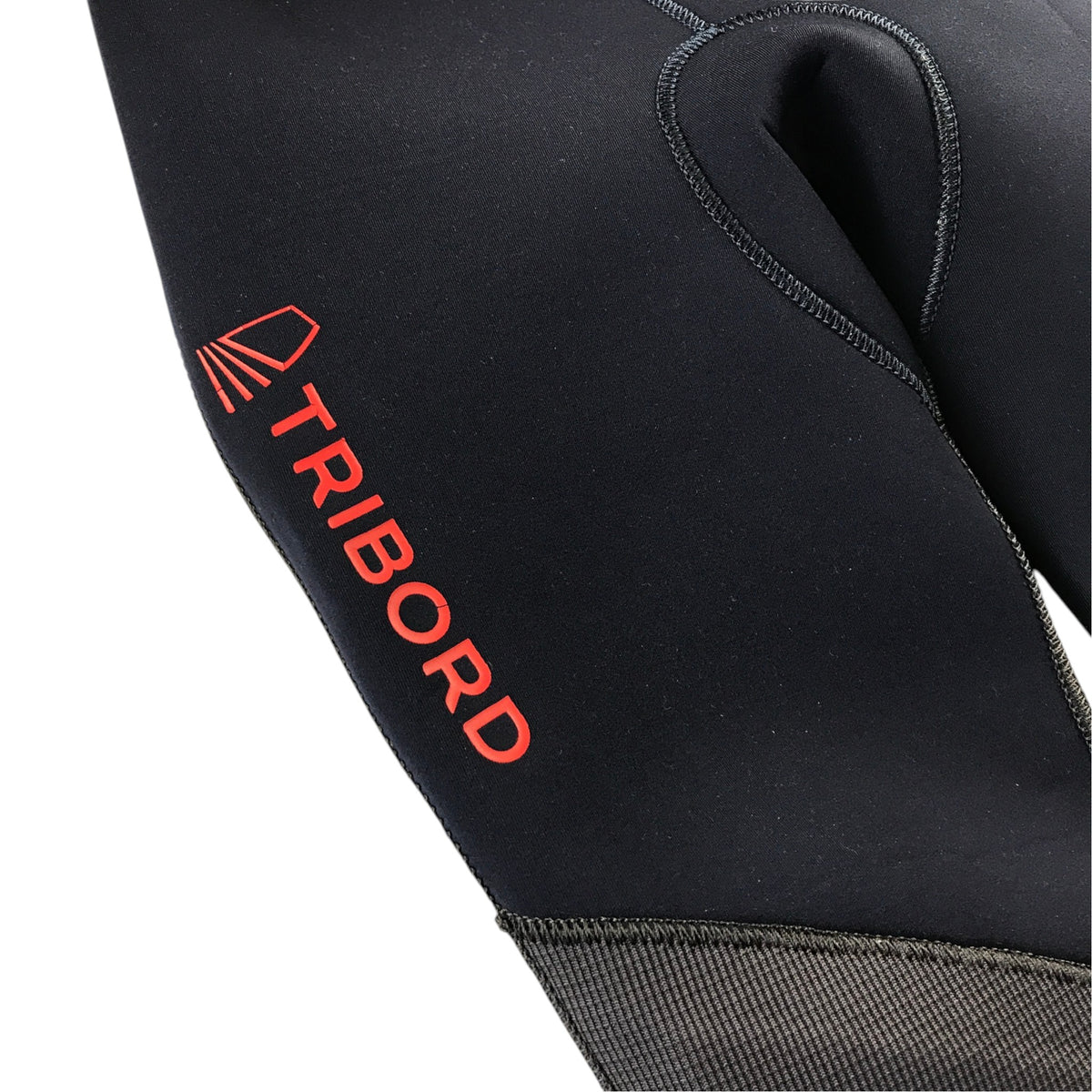 Decathlon 9-10 years black and red wetsuit neoprene rubber and polyester