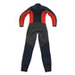 Decathlon 9-10 years black and red wetsuit neoprene rubber and polyester
