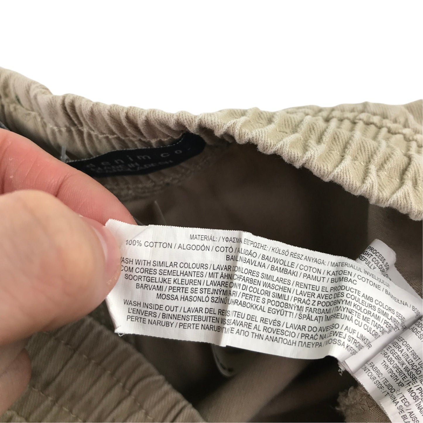Denim Co 10-11 years beige trousers cotton