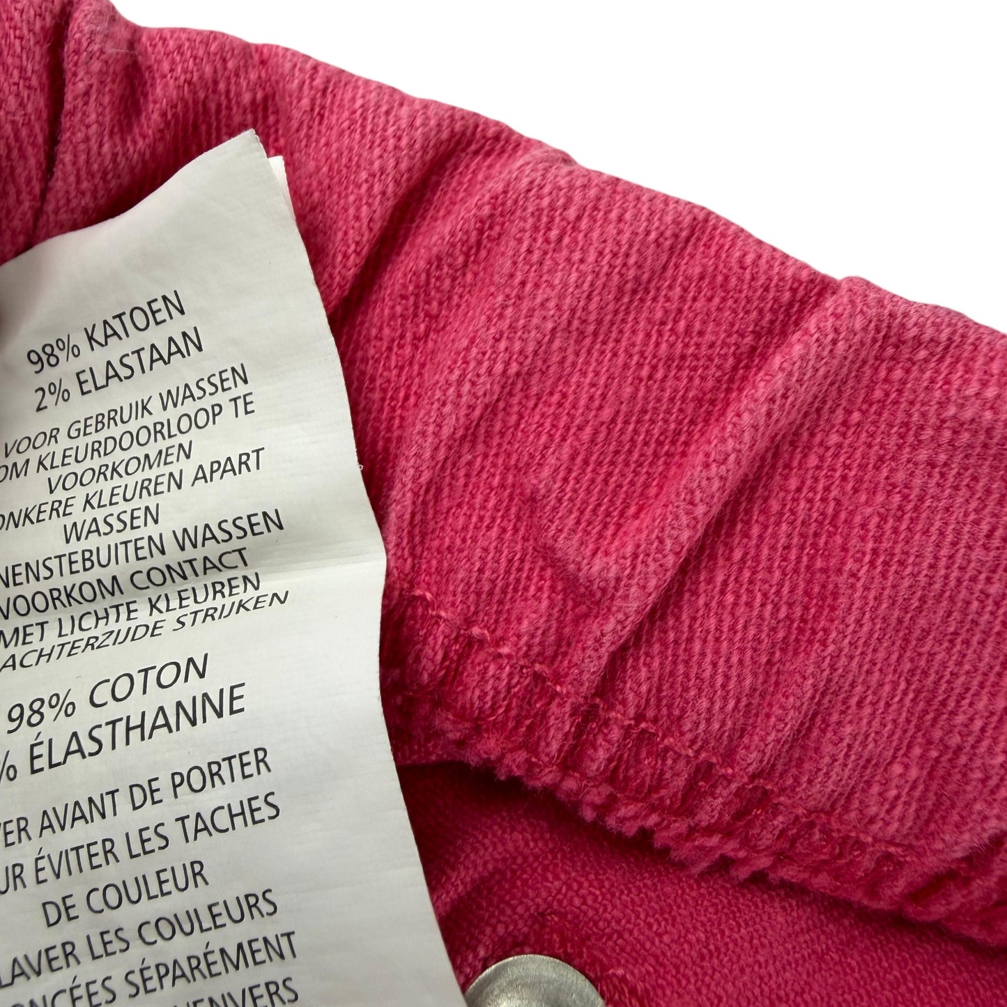Denim Co UK 8 pink jeggings cotton elastane