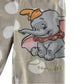 Disney 4-5 years beige pyjama set polyester elastane