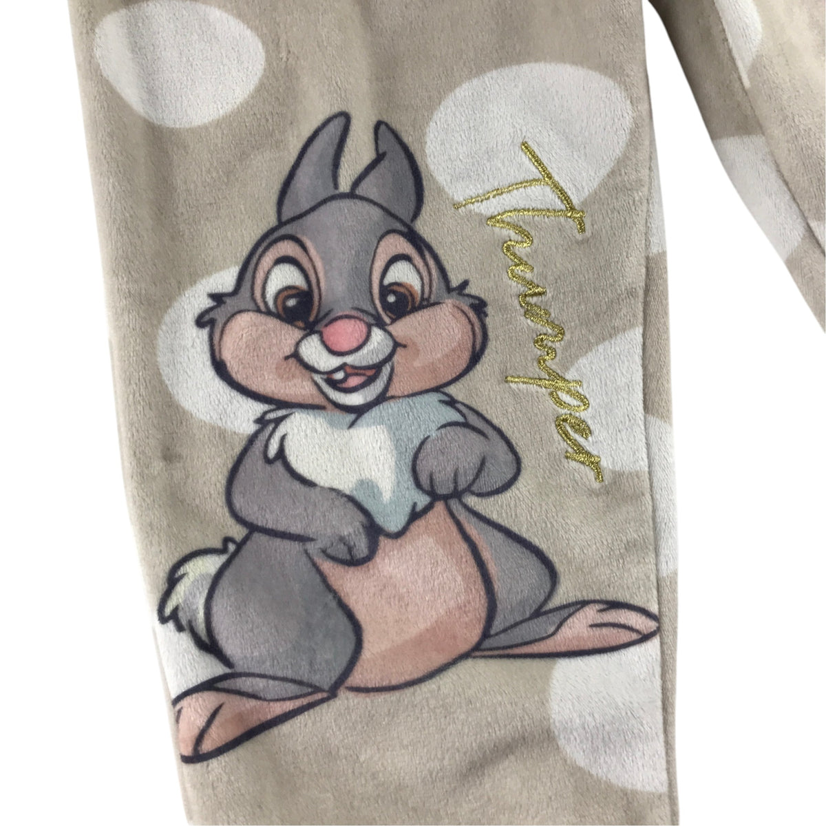 Disney 4-5 years beige pyjama set polyester elastane