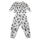 Disney 6-7 years white pyjama set polyester elastane