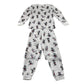 Disney 6-7 years white pyjama set polyester elastane
