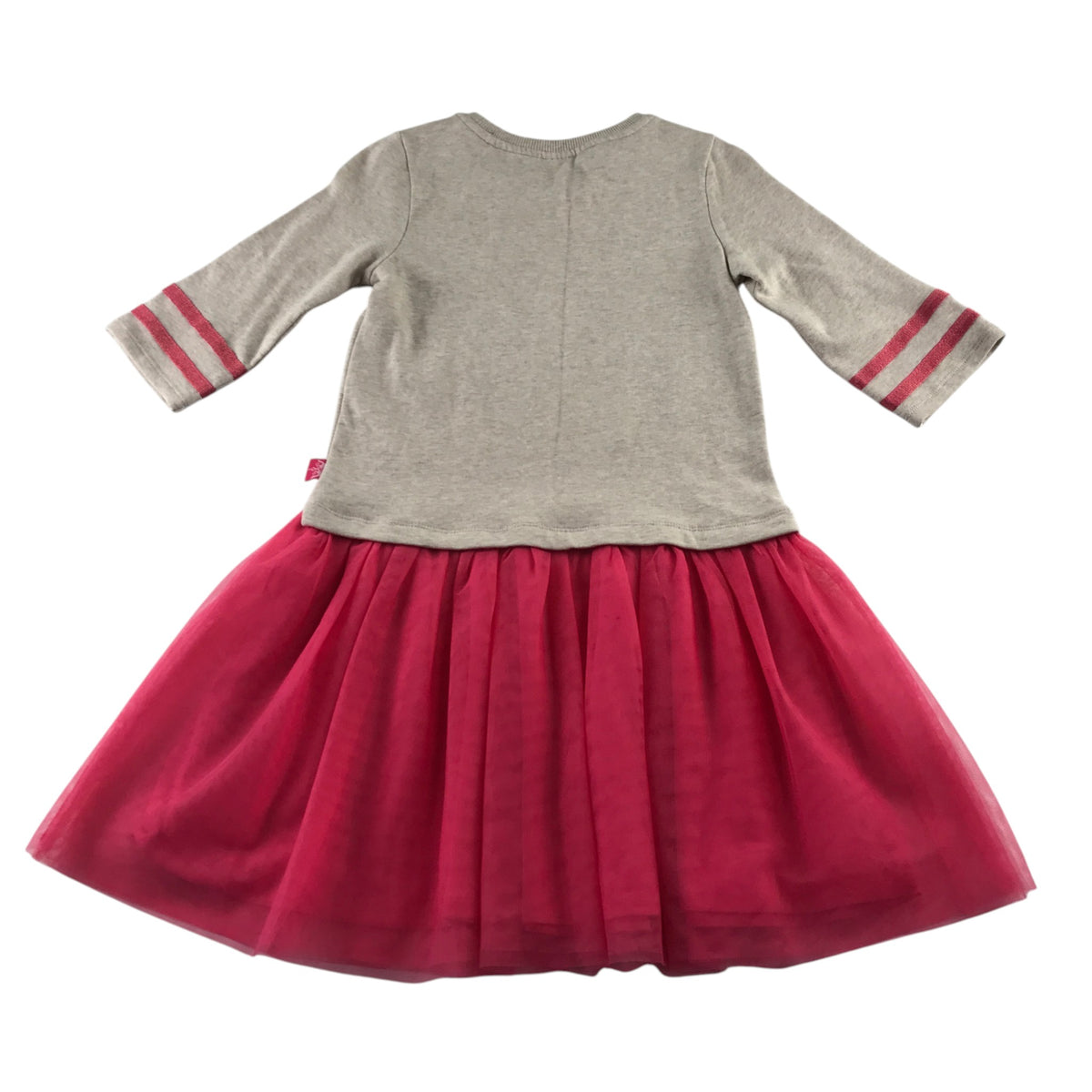Disney 9-10 years beige and pink jumper dress cotton polyester