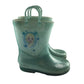 Disney size UK 12 junior turquoise wellies Elsa Frozen