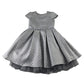Dunnes Stores 9 years silver party dress polyester metallised fibres
