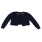 Dunnes Stores 8-9 years navy blue fluffy cropped cardigan polyester acrylic