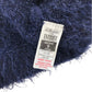 Dunnes Stores 8-9 years navy blue fluffy cropped cardigan polyester acrylic