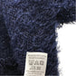Dunnes Stores 8-9 years navy blue fluffy cropped cardigan polyester acrylic
