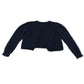 Dunnes Stores 8-9 years navy blue fluffy cropped cardigan polyester acrylic
