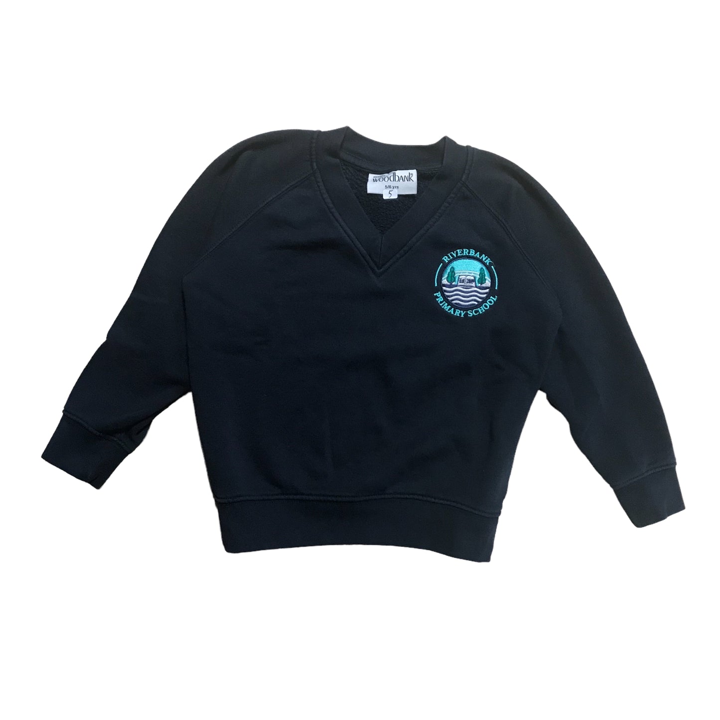 Riverbank Primary Navy Blue V-neck Jersey