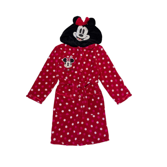 BHS Red Minnie Mouse Dressing Gown Age 5