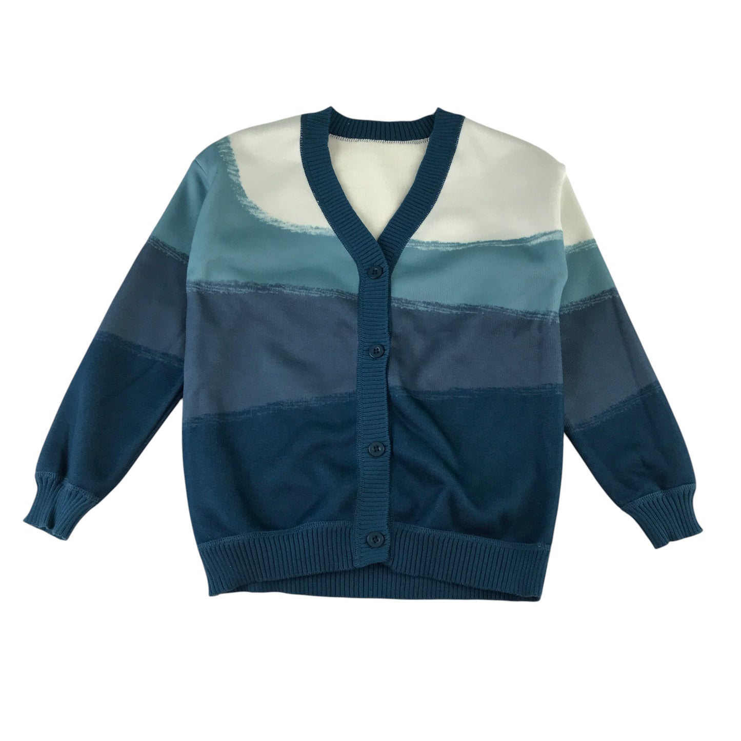 Enmi Bear and Zara 9-10 years blue cardigan and jeans bundle stripes