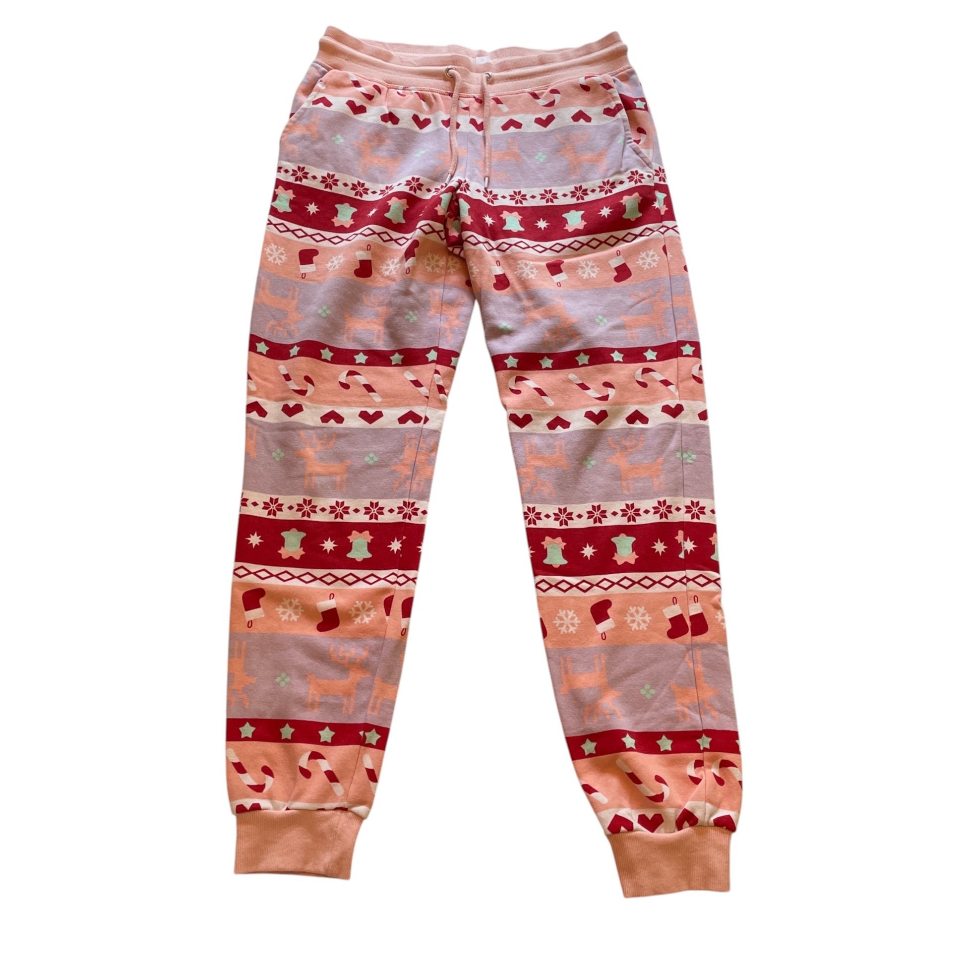 Esmara S women's pink Christmas lounge set cotton polyester
