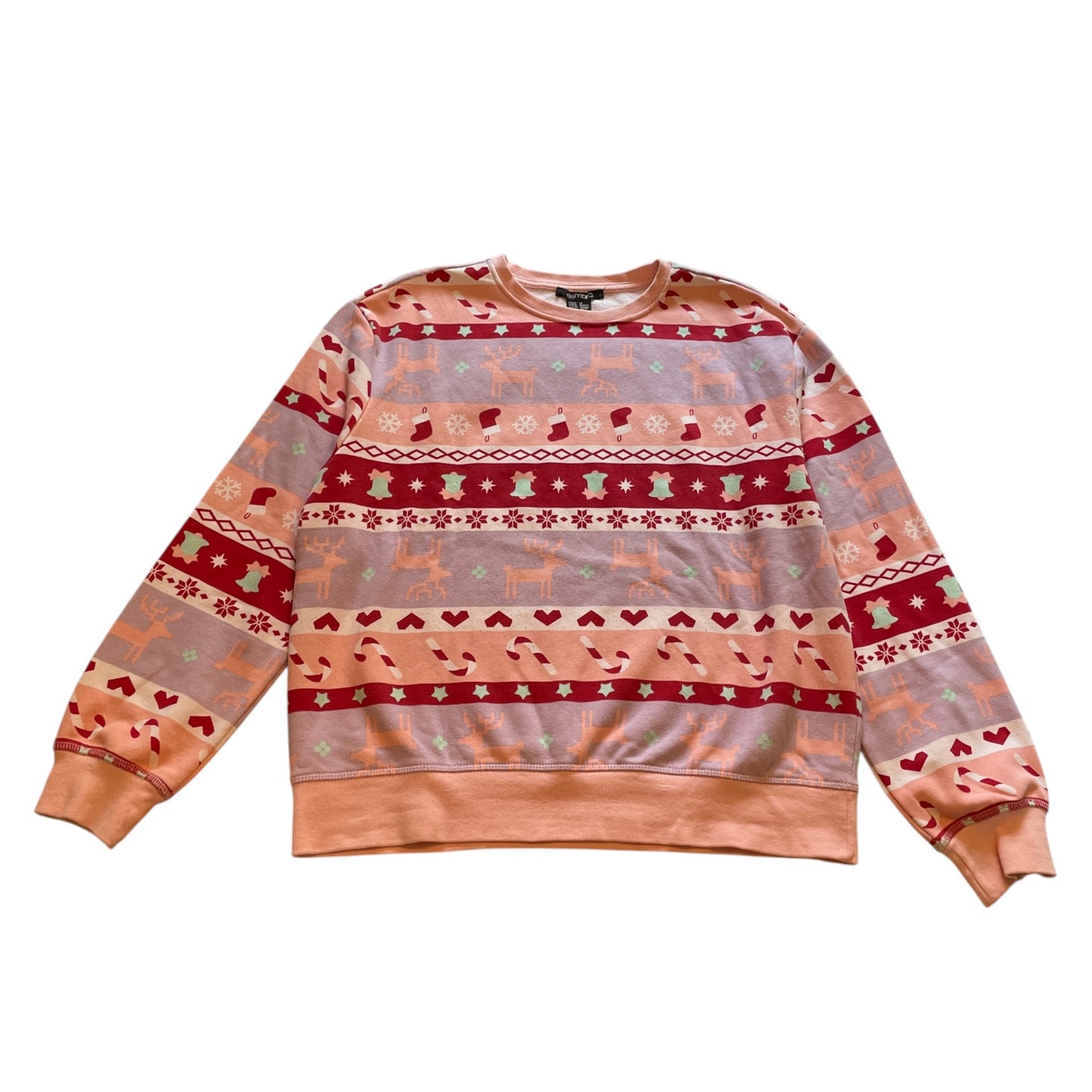 Esmara S women's pink Christmas lounge set cotton polyester