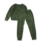 Everyday 10-11 years khaki green sweater and joggers set cotton polyester