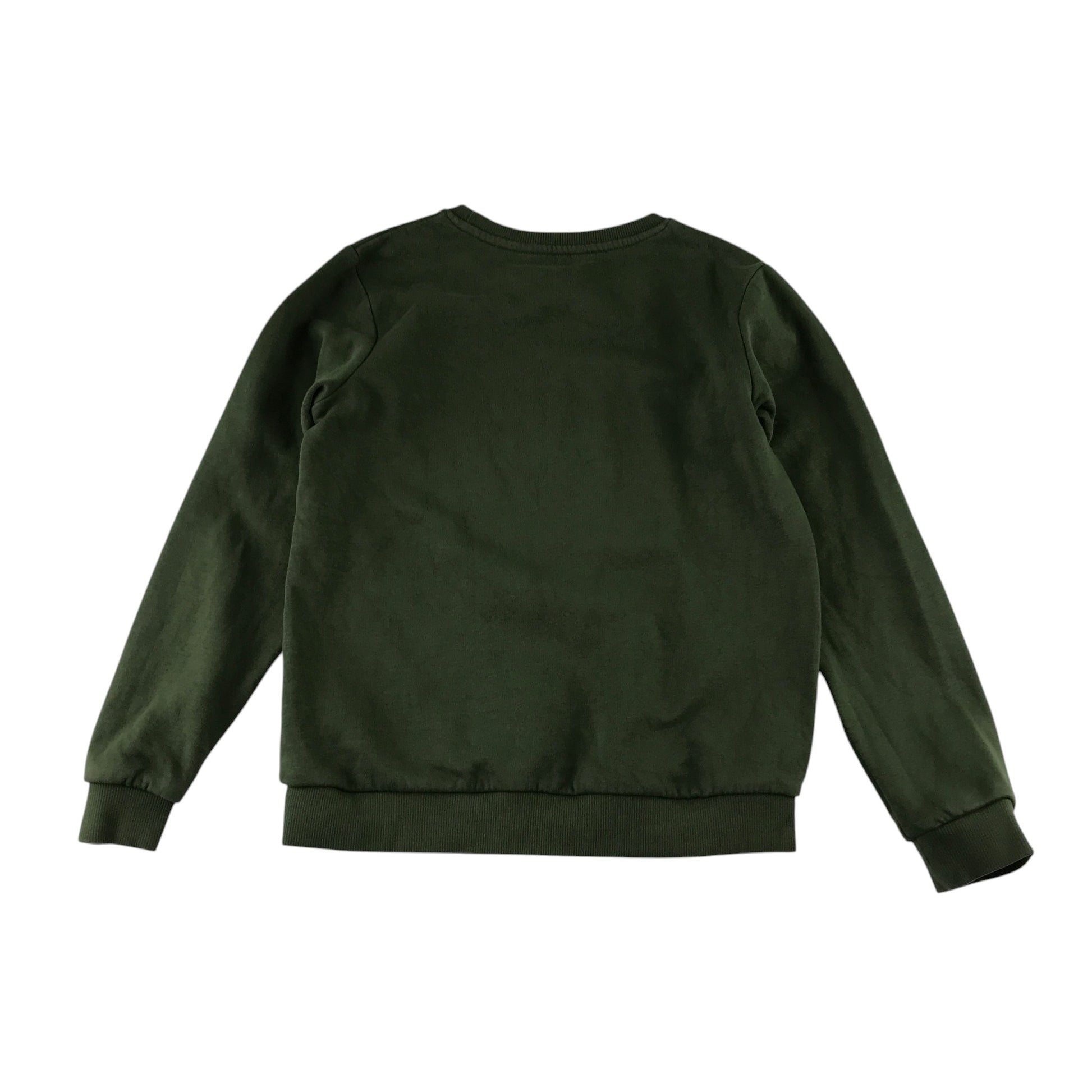 Everyday 10-11 years khaki green sweater and joggers set cotton polyester