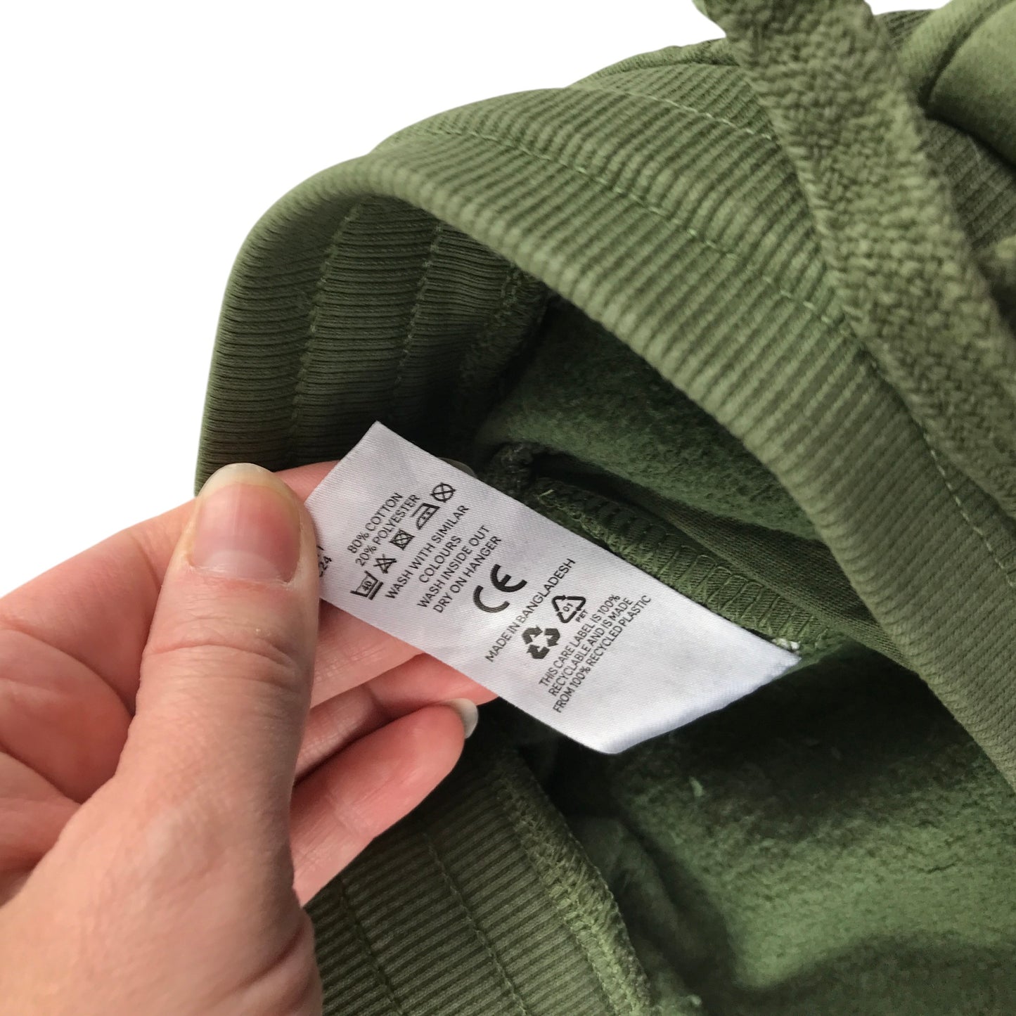 Everyday 10-11 years khaki green sweater and joggers set cotton polyester