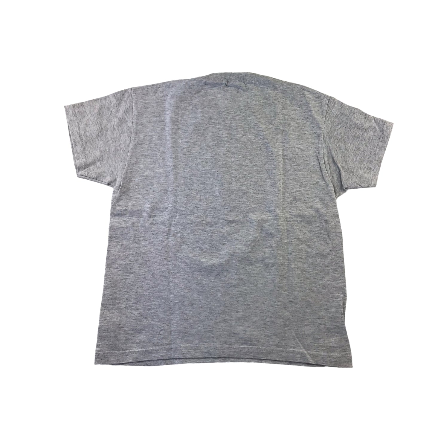 T-shirt 7-8 years light grey YEET print text short sleeve