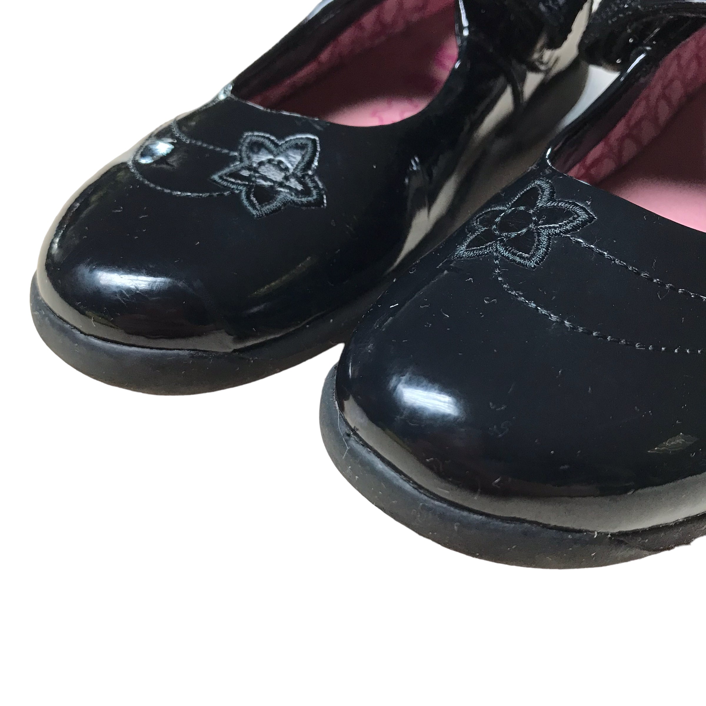 Bata black leather hot sale school shoes