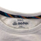 M&S t-shirt 7-8 years white Hogwarts coat of arms short sleeve cotton
