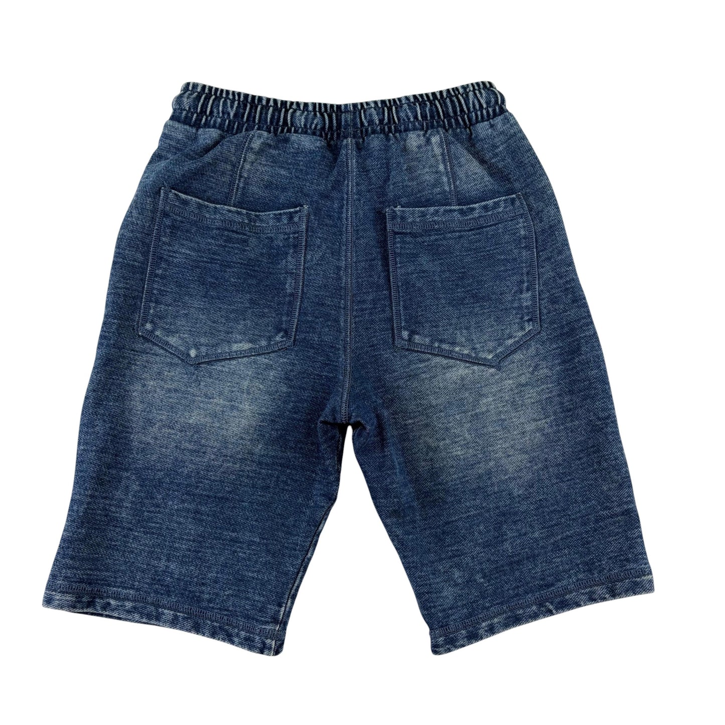 F&F 11-12 years blue denim jogger shorts cotton polyester