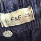 F&F 11-12 years navy blue trousers cotton
