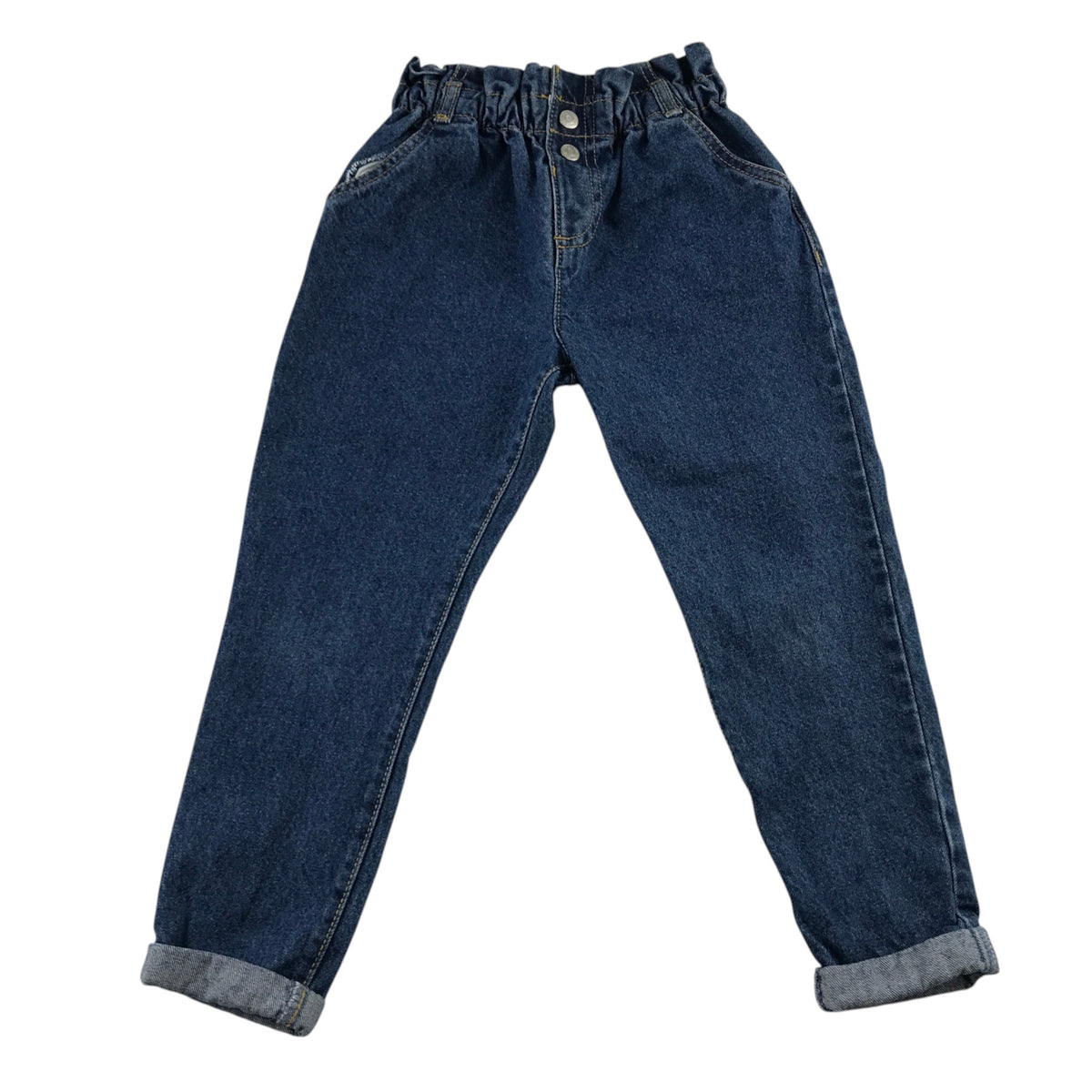 F&F 5-6 years blue denim jeans cotton polyester