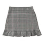 F&F 5-6 years grey check skirt polyester nylon viscose elastane