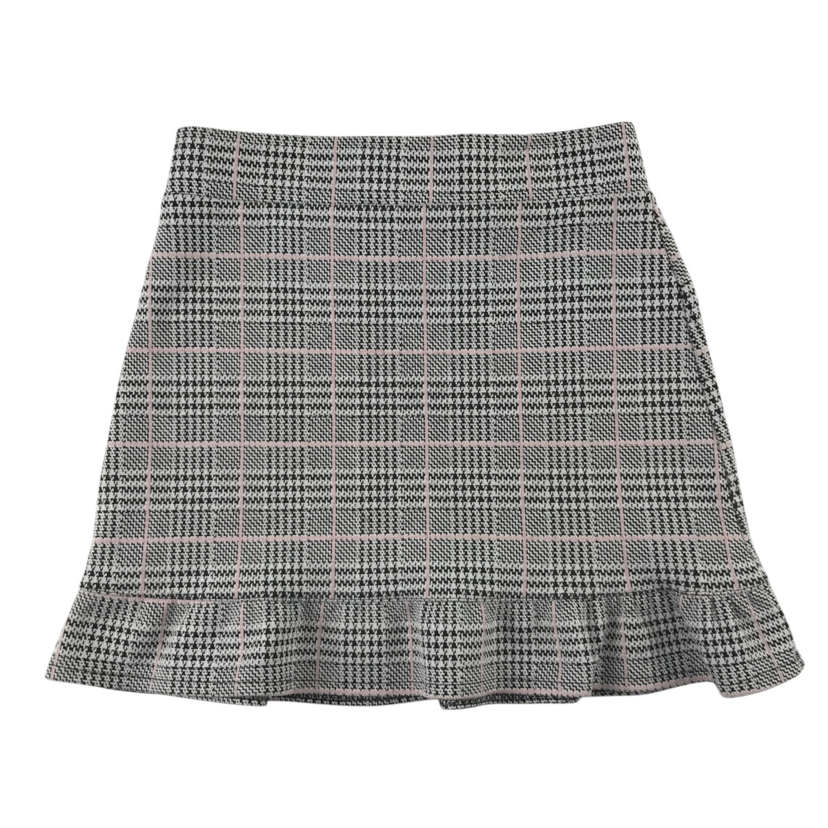 F&F 5-6 years grey check skirt polyester nylon viscose elastane