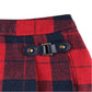 F&F 5-6 years red tartan check skirt acrylic polyester viscose polyamide wool